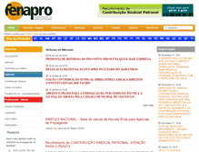 Tablet Screenshot of fenapro.org.br